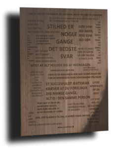Citatplakater og kort med ordsprog