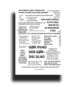 Citatplakater og kort med ordsprog
